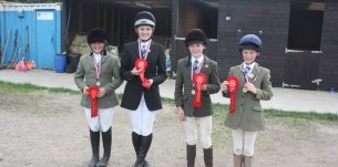 Junior Novice show jumping team