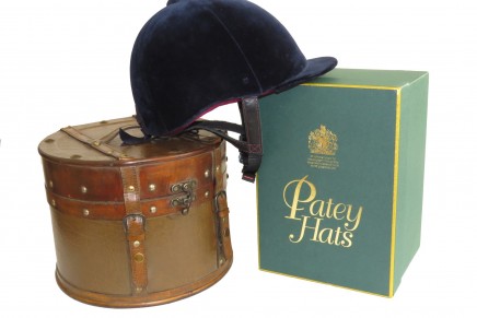 Patey Protector white BG 436x291 - ‘The Queen’s Hatmaker’ Patey Hats and PROtector Helmets Merge