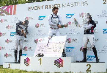 180624 ERM Arville WM Podium Spray Burton Collett Levett 1 360x245 - EVENT RIDER MASTERS (ERM) 2018 Leg 3 results from Concours Complet D’Arville