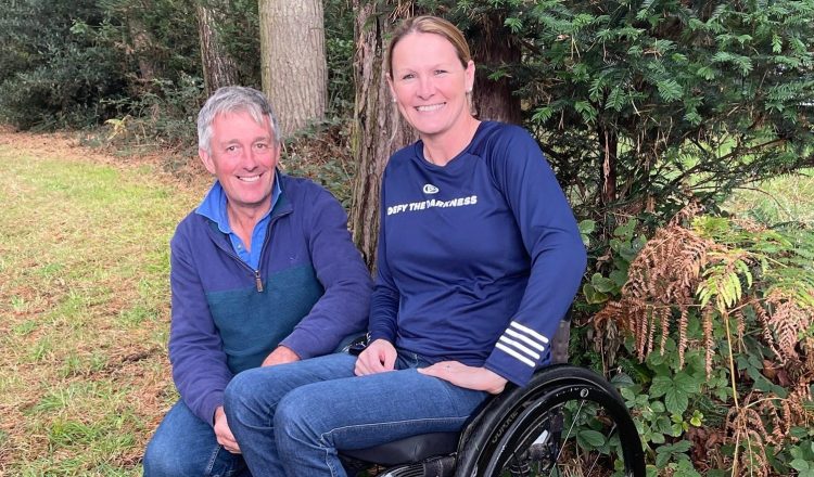 Claire and Stuart rotated e1633110909514 750x440 - Claire Lomas Returns to Osberton International