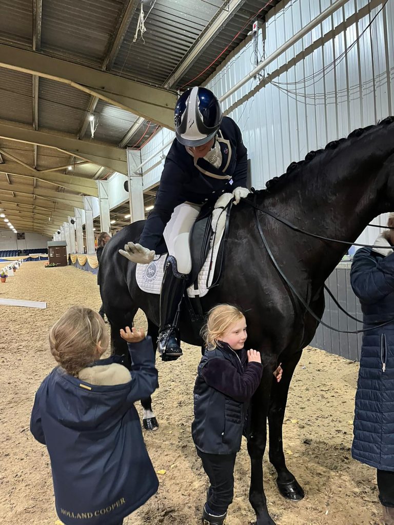 High fives for Felix. 768x1024 - Cathedral Equine's Lara Edwards steps it up!