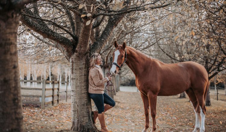 Yard photo shoot with Amelia Hart. 750x440 - Cathedral Equine's Lara Edwards steps it up!